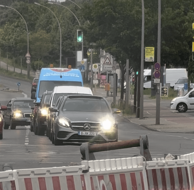 Warum blinkt der so komisch?