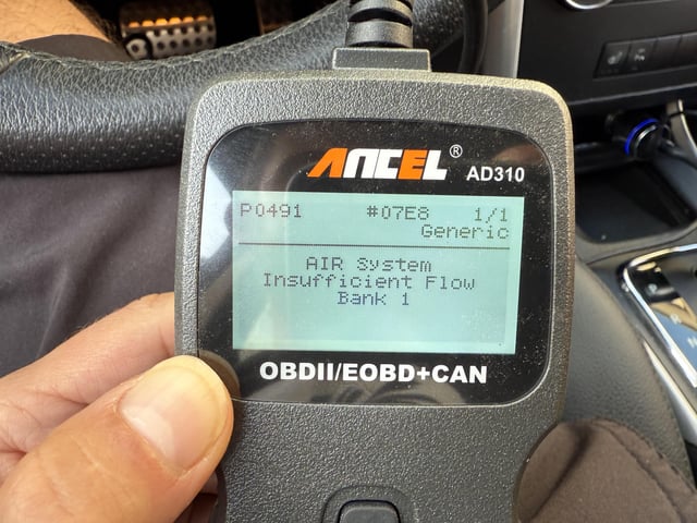 P0491 bei Mercedes B200 (2011) bitte um Hilfe