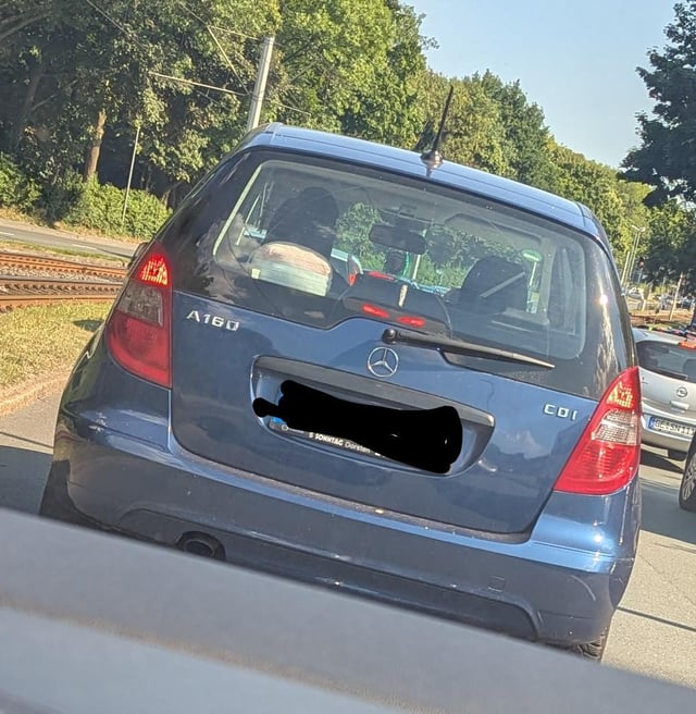 Verdeckung von Bremslichtern