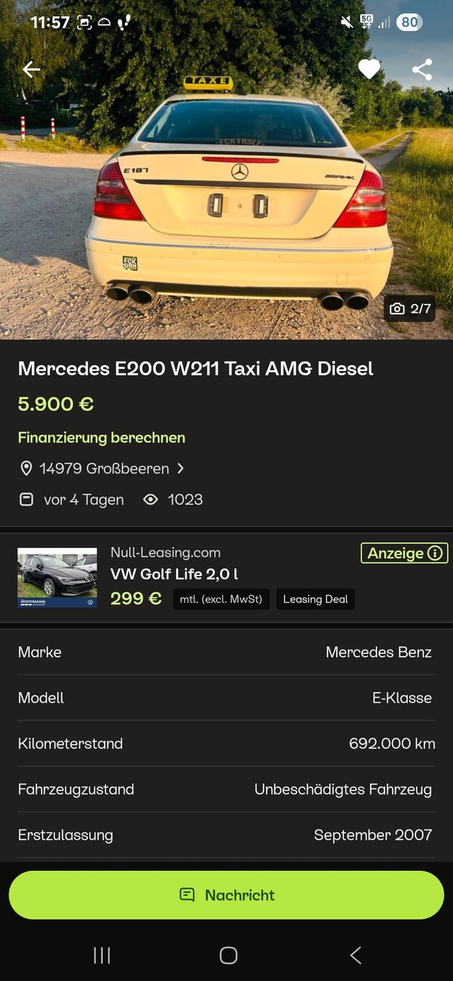 Was man nicht alles auf Kleinanzeigen findet….